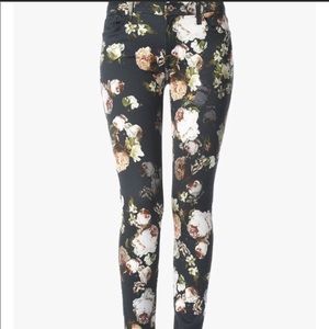 7 For All Mankind "Midnight Floral" Jeans